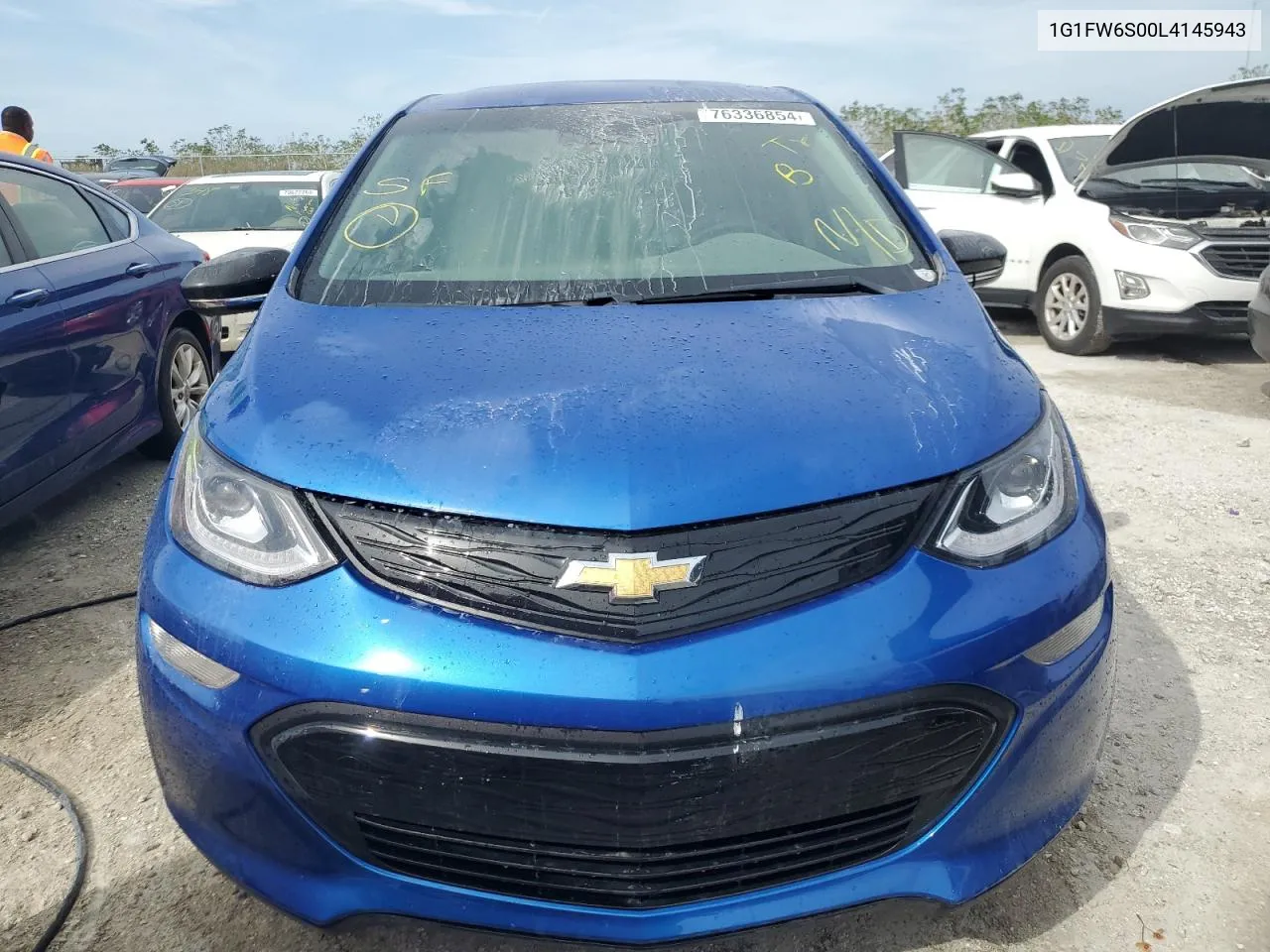 2020 Chevrolet Bolt Ev Lt VIN: 1G1FW6S00L4145943 Lot: 76336854