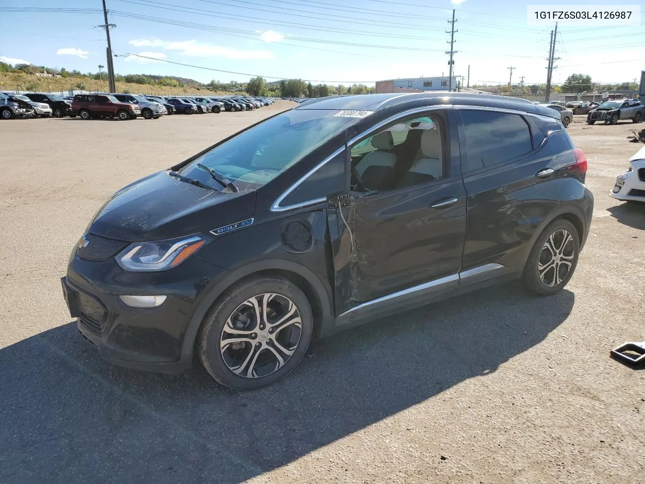 2020 Chevrolet Bolt Ev Premier VIN: 1G1FZ6S03L4126987 Lot: 76580794