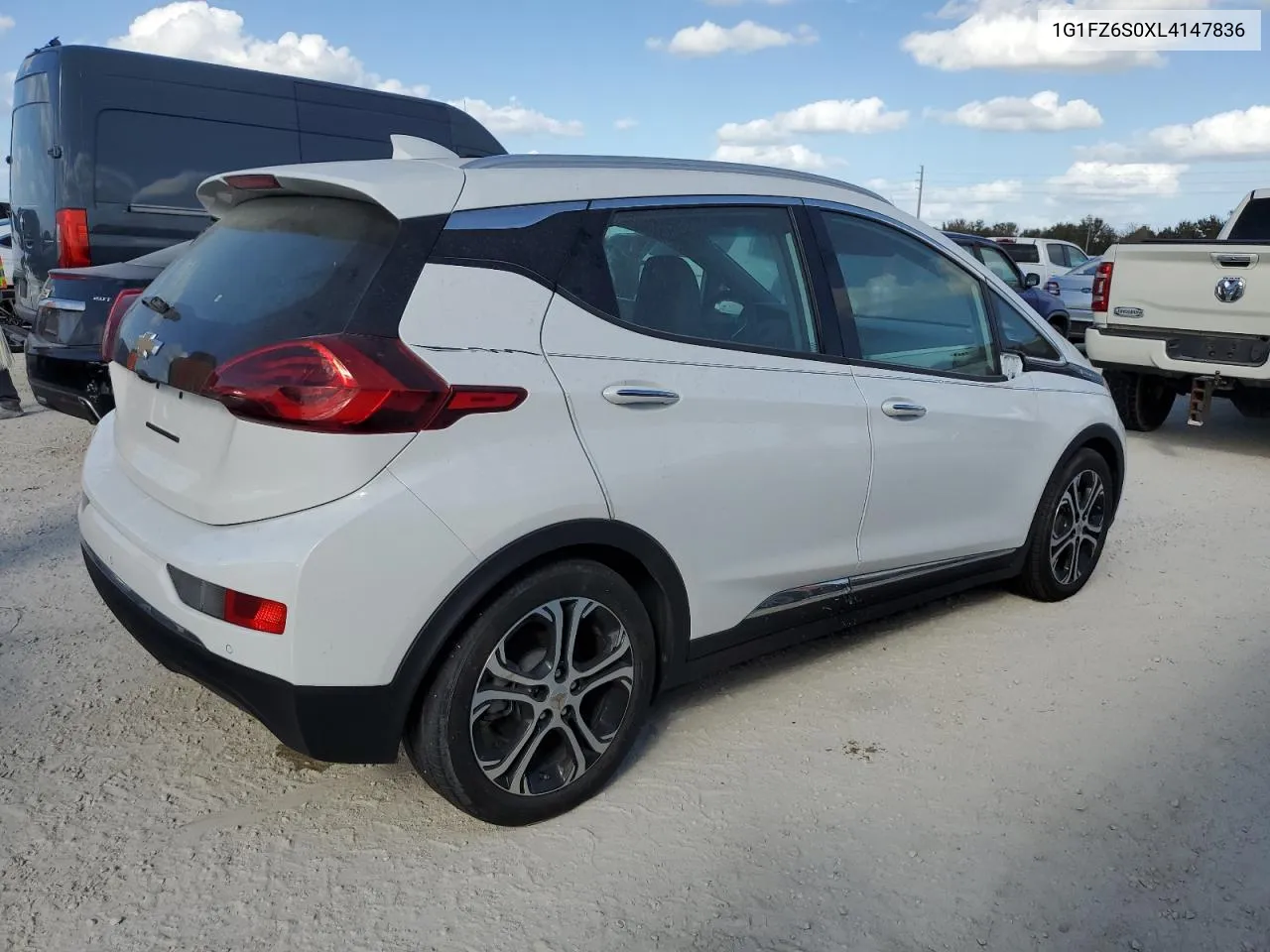 2020 Chevrolet Bolt Ev Premier VIN: 1G1FZ6S0XL4147836 Lot: 76672344