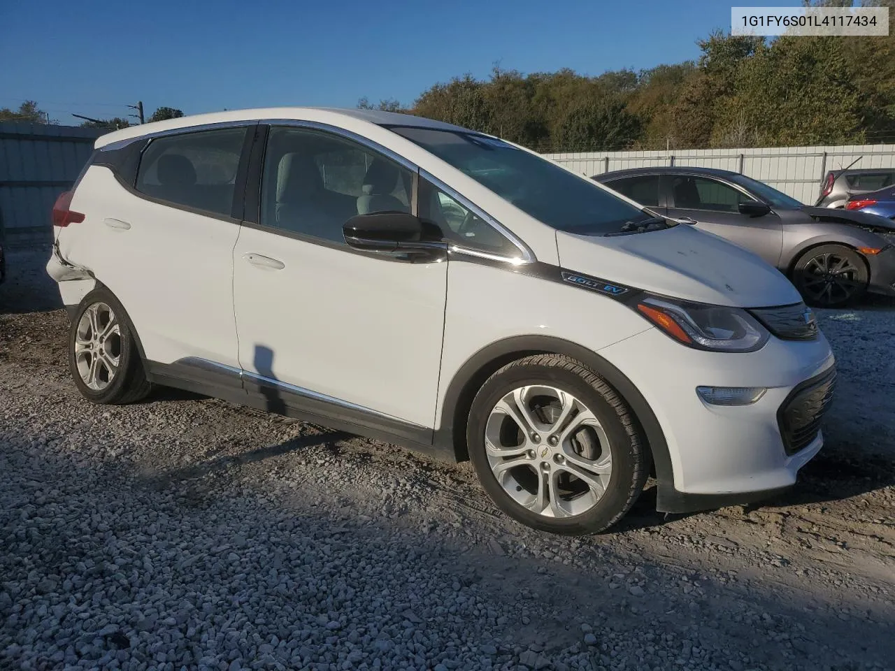 2020 Chevrolet Bolt Ev Lt VIN: 1G1FY6S01L4117434 Lot: 76990484