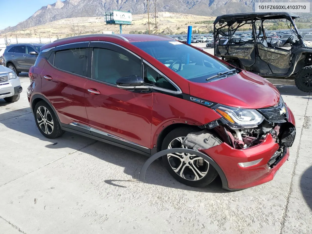 2020 Chevrolet Bolt Ev Premier VIN: 1G1FZ6S0XL4103710 Lot: 77259714