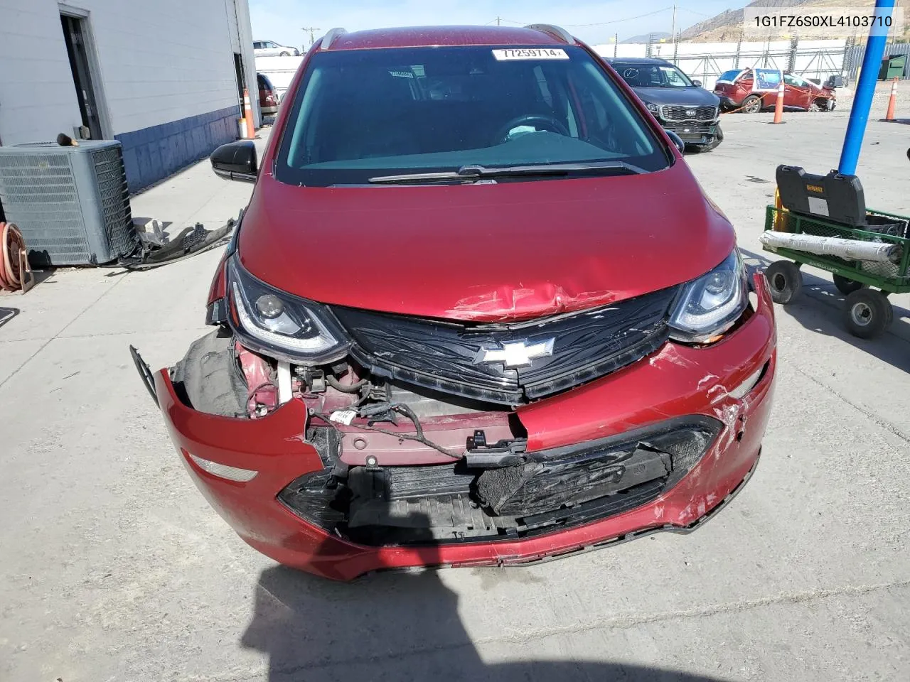 2020 Chevrolet Bolt Ev Premier VIN: 1G1FZ6S0XL4103710 Lot: 77259714