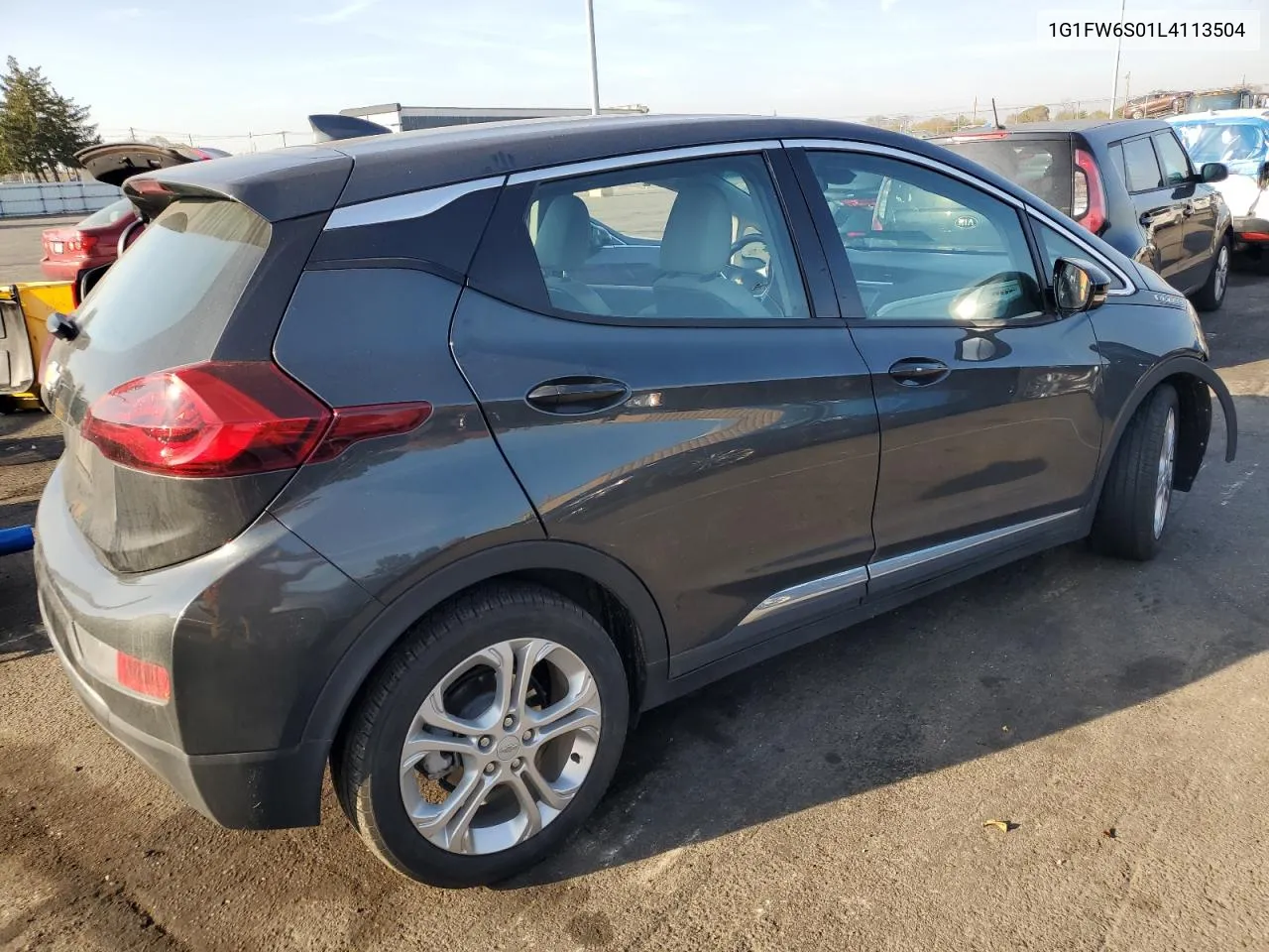 2020 Chevrolet Bolt Ev Lt VIN: 1G1FW6S01L4113504 Lot: 78497274