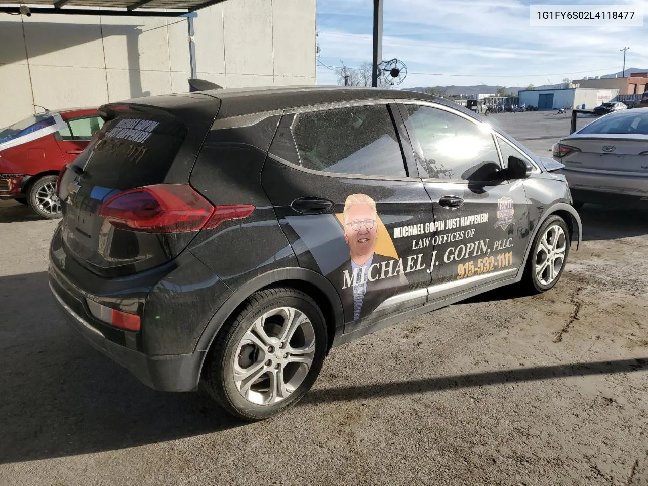 2020 Chevrolet Bolt Ev Lt VIN: 1G1FY6S02L4118477 Lot: 78702264