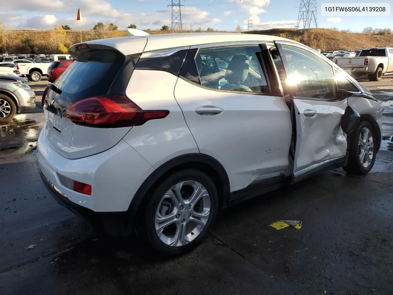 2020 Chevrolet Bolt Ev Lt VIN: 1G1FW6S06L4139208 Lot: 79277644