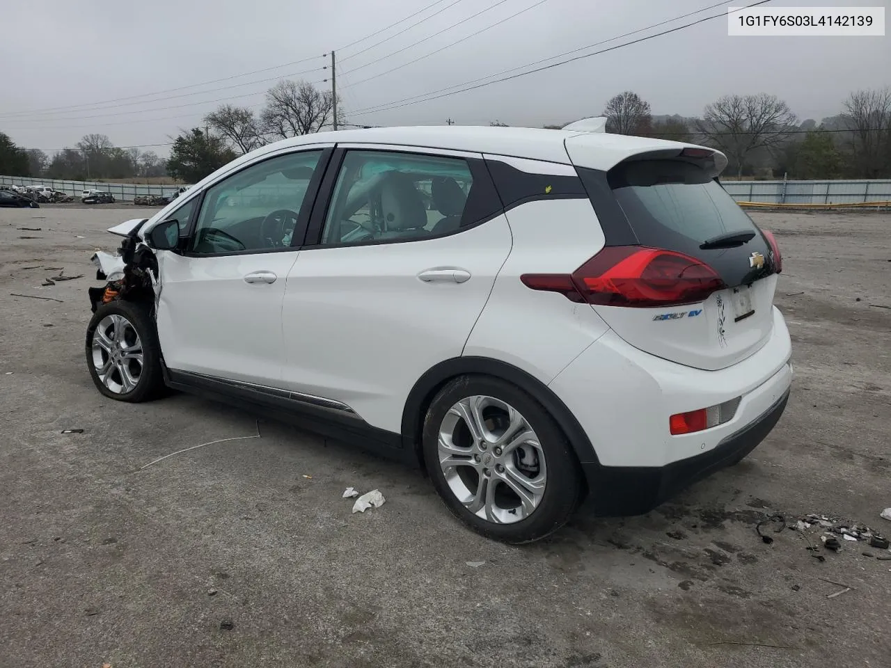 2020 Chevrolet Bolt Ev Lt VIN: 1G1FY6S03L4142139 Lot: 79652944