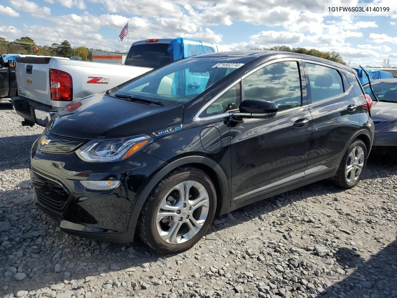 2020 Chevrolet Bolt Ev Lt VIN: 1G1FW6S03L4140199 Lot: 81166374