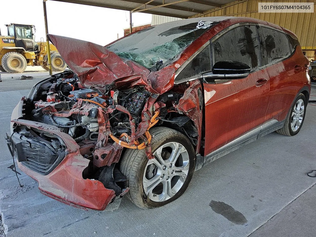 2021 Chevrolet Bolt Ev Lt VIN: 1G1FY6S07M4104365 Lot: 76118974