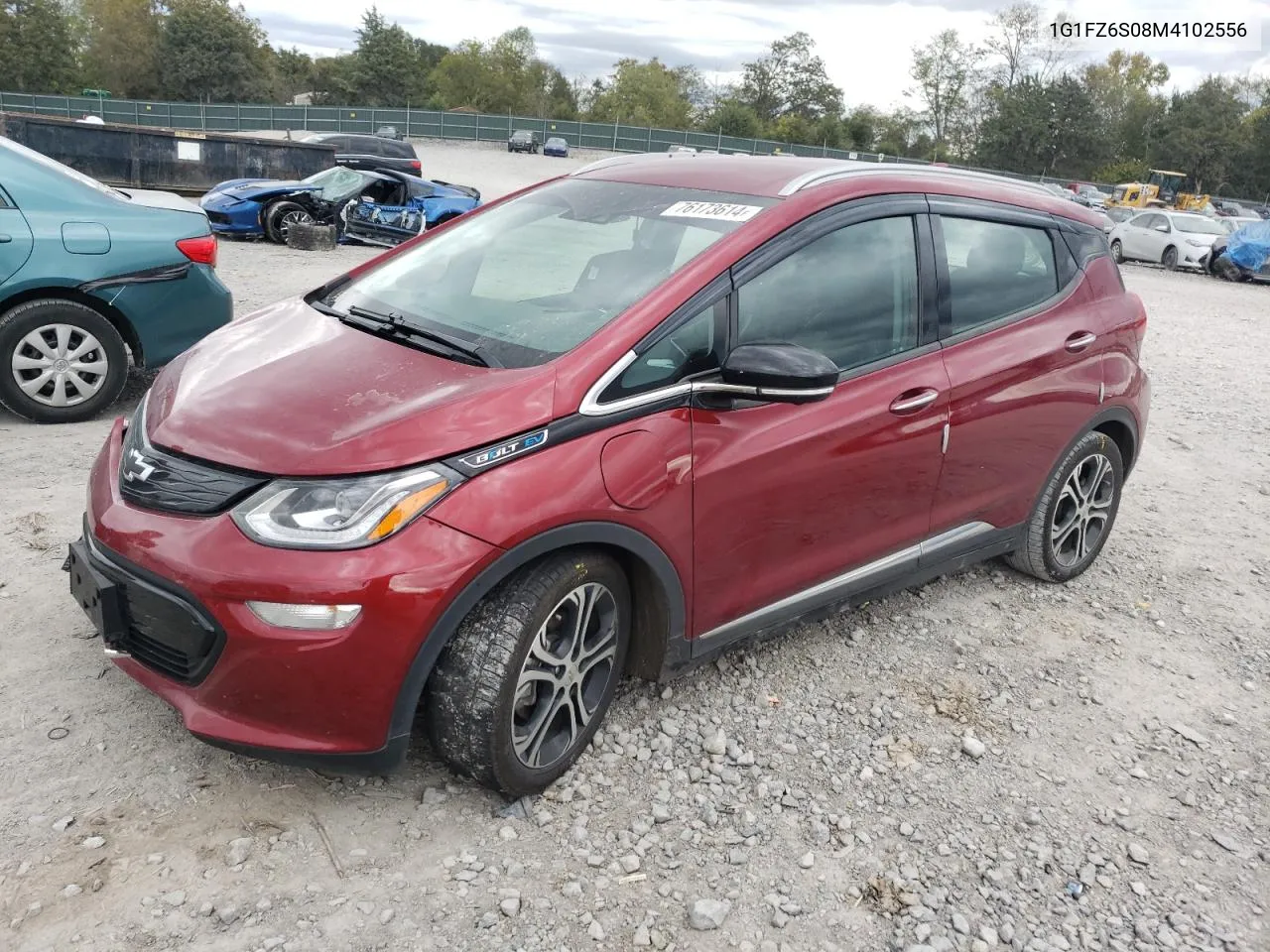 2021 Chevrolet Bolt Ev Premier VIN: 1G1FZ6S08M4102556 Lot: 76173614