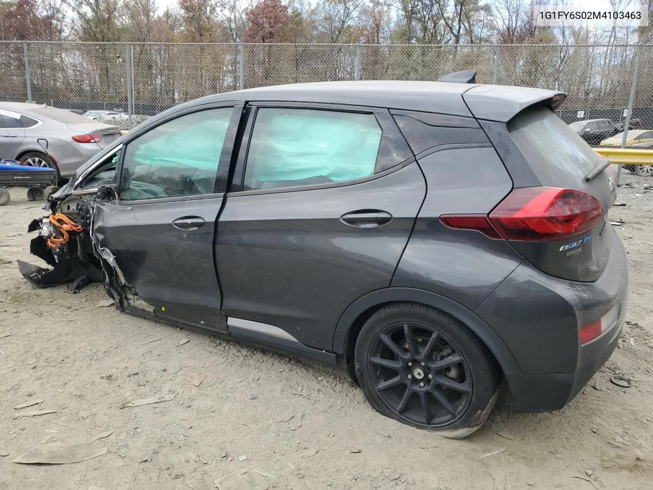 2021 Chevrolet Bolt Ev Lt VIN: 1G1FY6S02M4103463 Lot: 79845854