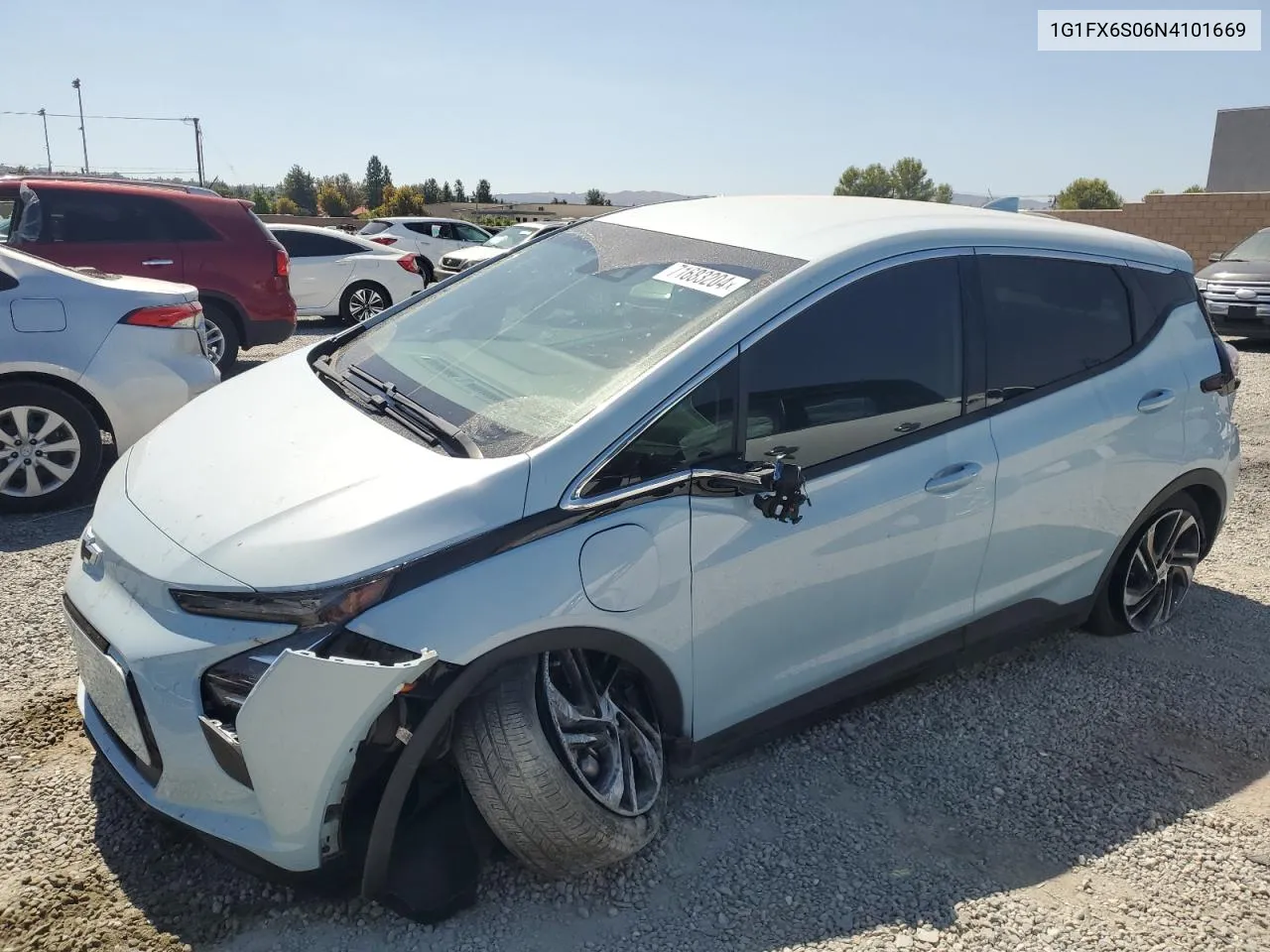 1G1FX6S06N4101669 2022 Chevrolet Bolt Ev 2Lt