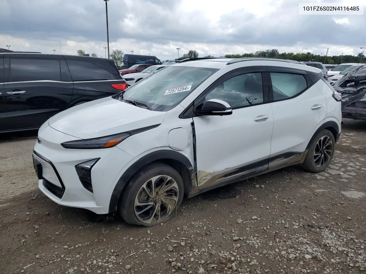 2022 Chevrolet Bolt Euv Premier VIN: 1G1FZ6S02N4116485 Lot: 72571254