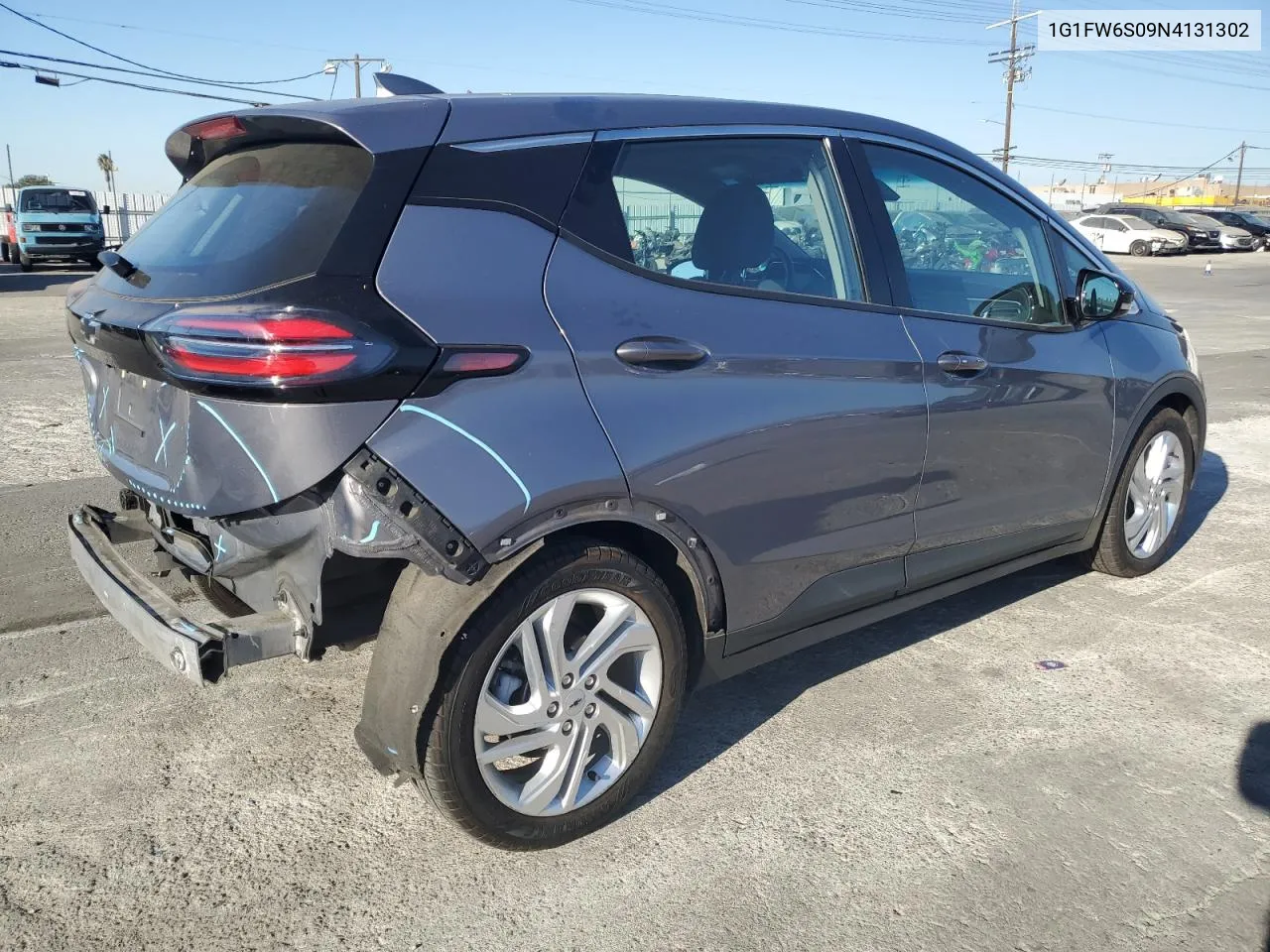 1G1FW6S09N4131302 2022 Chevrolet Bolt Ev 1Lt