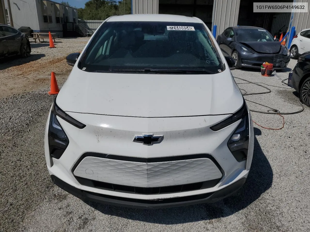 2023 Chevrolet Bolt Ev 1Lt VIN: 1G1FW6S06P4149632 Lot: 72440854