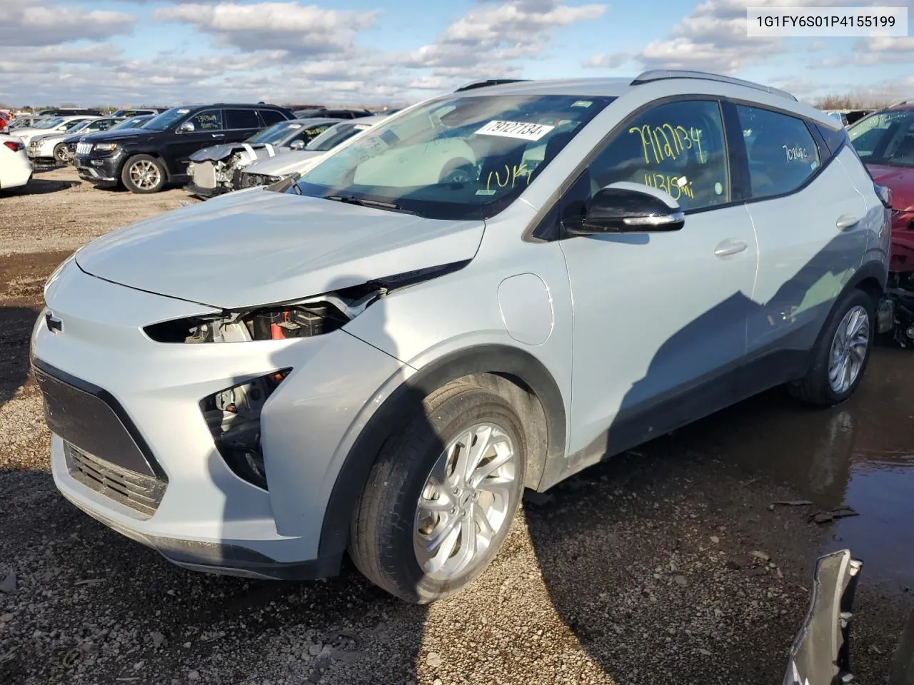 2023 Chevrolet Bolt Euv Lt VIN: 1G1FY6S01P4155199 Lot: 79127134