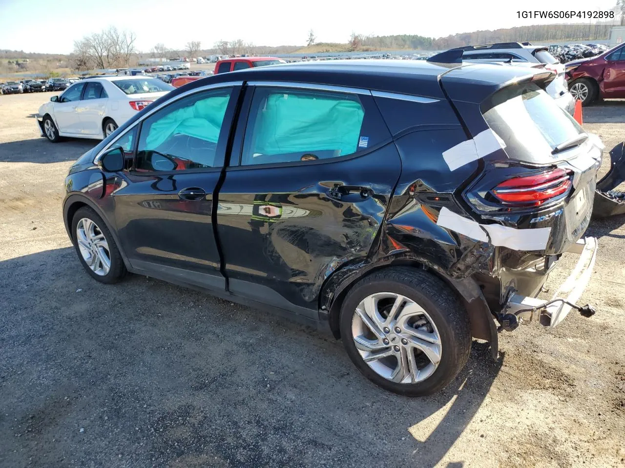 2023 Chevrolet Bolt Ev 1Lt VIN: 1G1FW6S06P4192898 Lot: 79537414