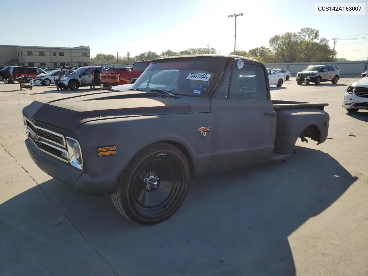 1972 Chevrolet C10 VIN: CCS142A163007 Lot: 73351364