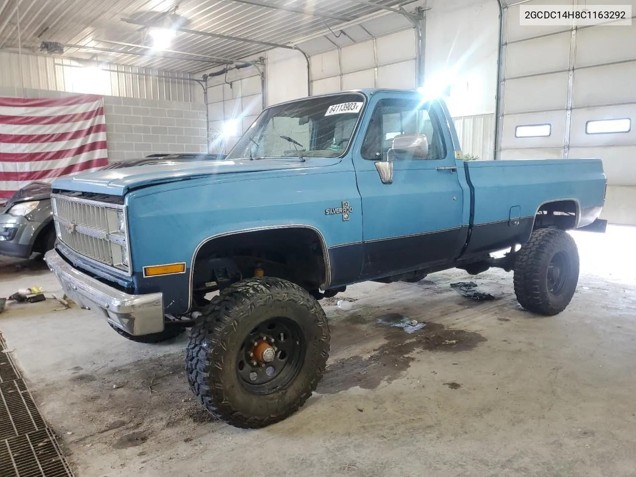 1982 Chevrolet C10 VIN: 2GCDC14H8C1163292 Lot: 74223824