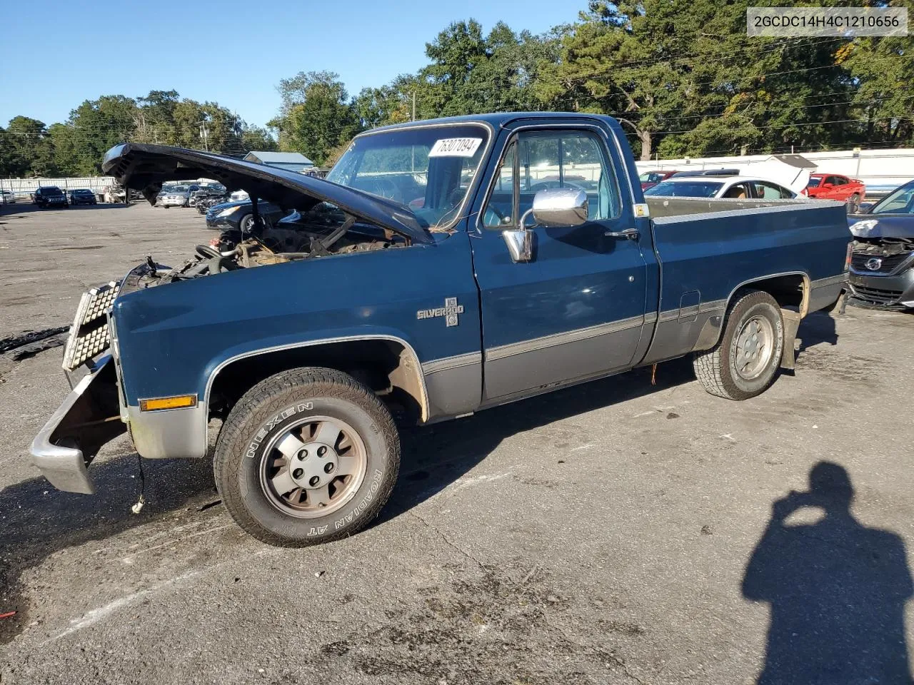 1982 Chevrolet C10 VIN: 2GCDC14H4C1210656 Lot: 76307094