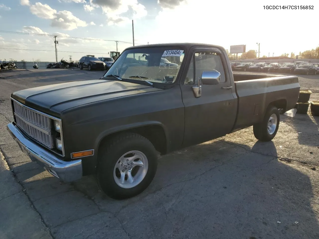 1982 Chevrolet C10 VIN: 1GCDC14H7CS156852 Lot: 78134454