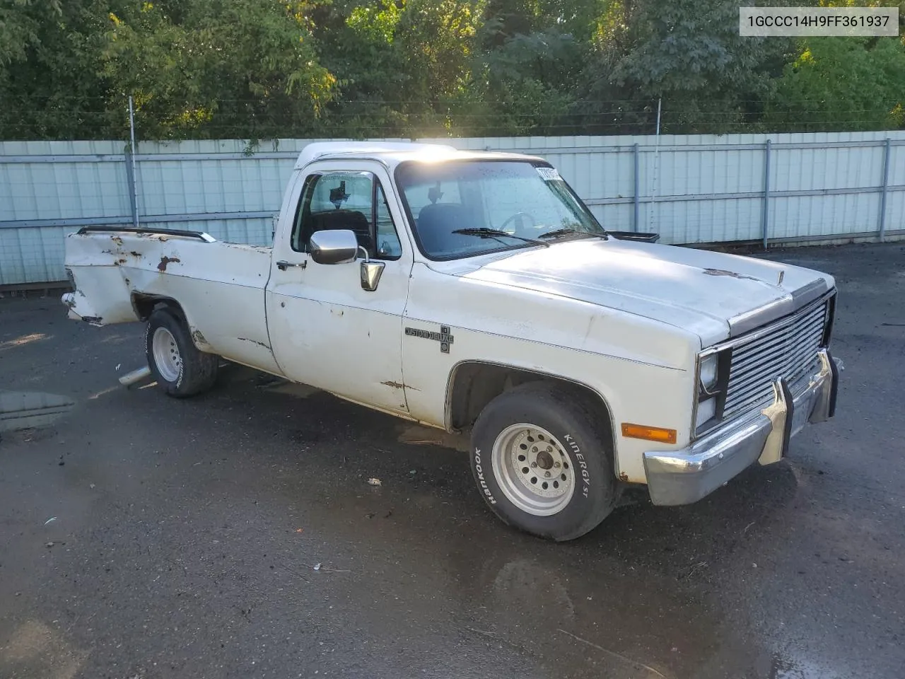 1985 Chevrolet C10 VIN: 1GCCC14H9FF361937 Lot: 72816134