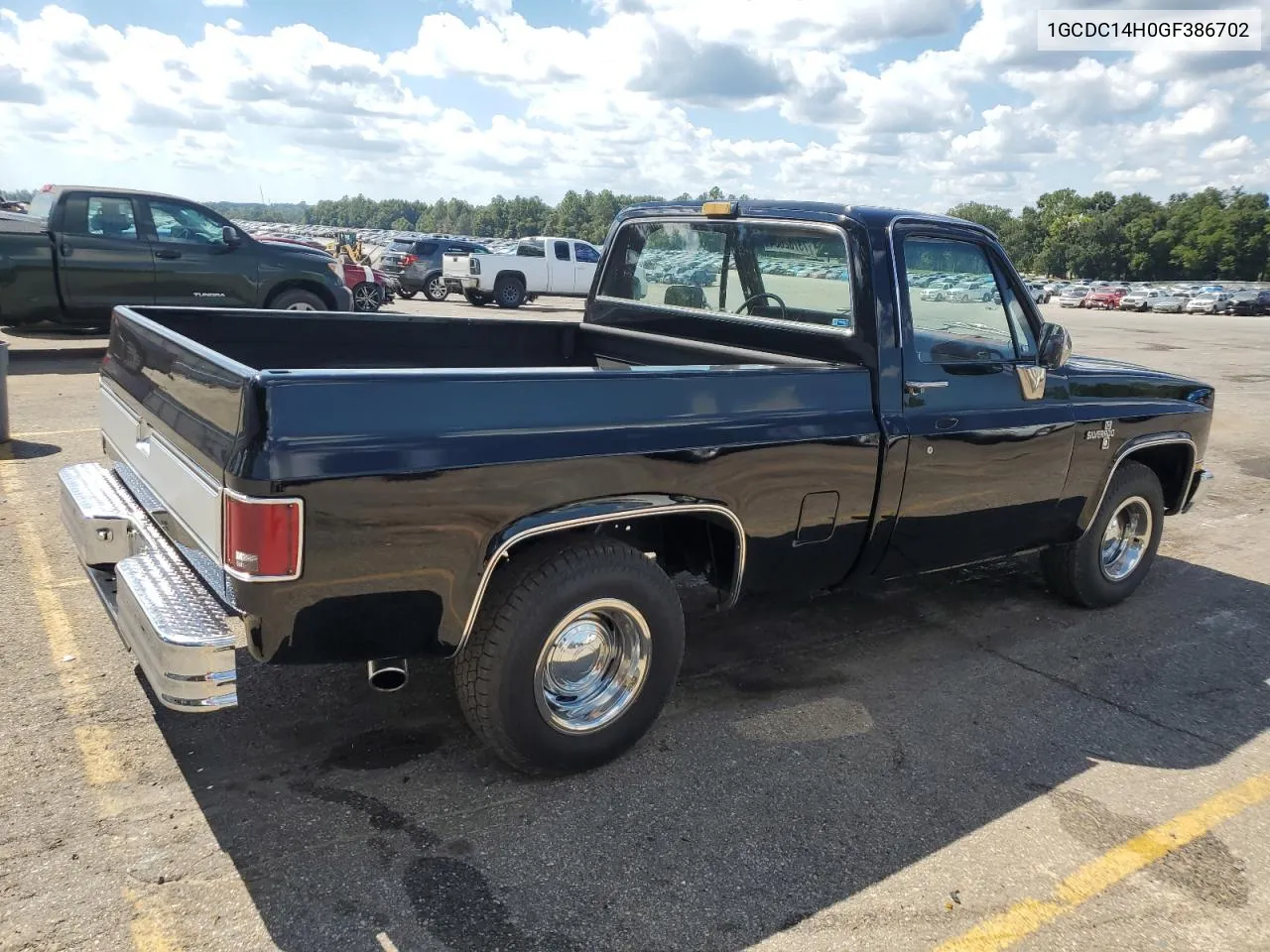 1986 Chevrolet C10 VIN: 1GCDC14H0GF386702 Lot: 73782834