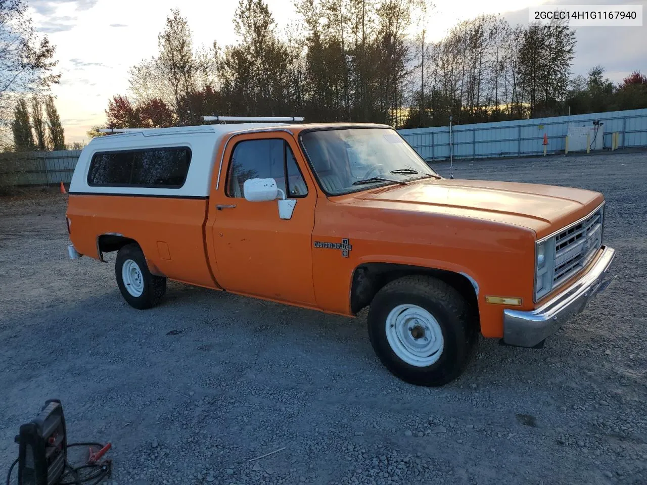 1986 Chevrolet C10 VIN: 2GCEC14H1G1167940 Lot: 75275714