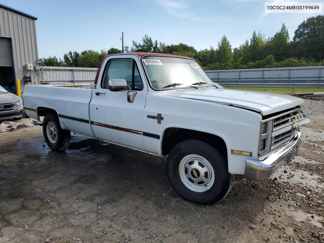 1986 Chevrolet C20 VIN: 1GCGC24M8GS199649 Lot: 68938644