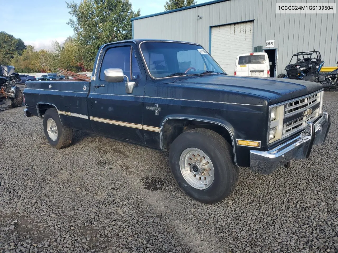 1986 Chevrolet C20 VIN: 1GCGC24M1GS139504 Lot: 77715544