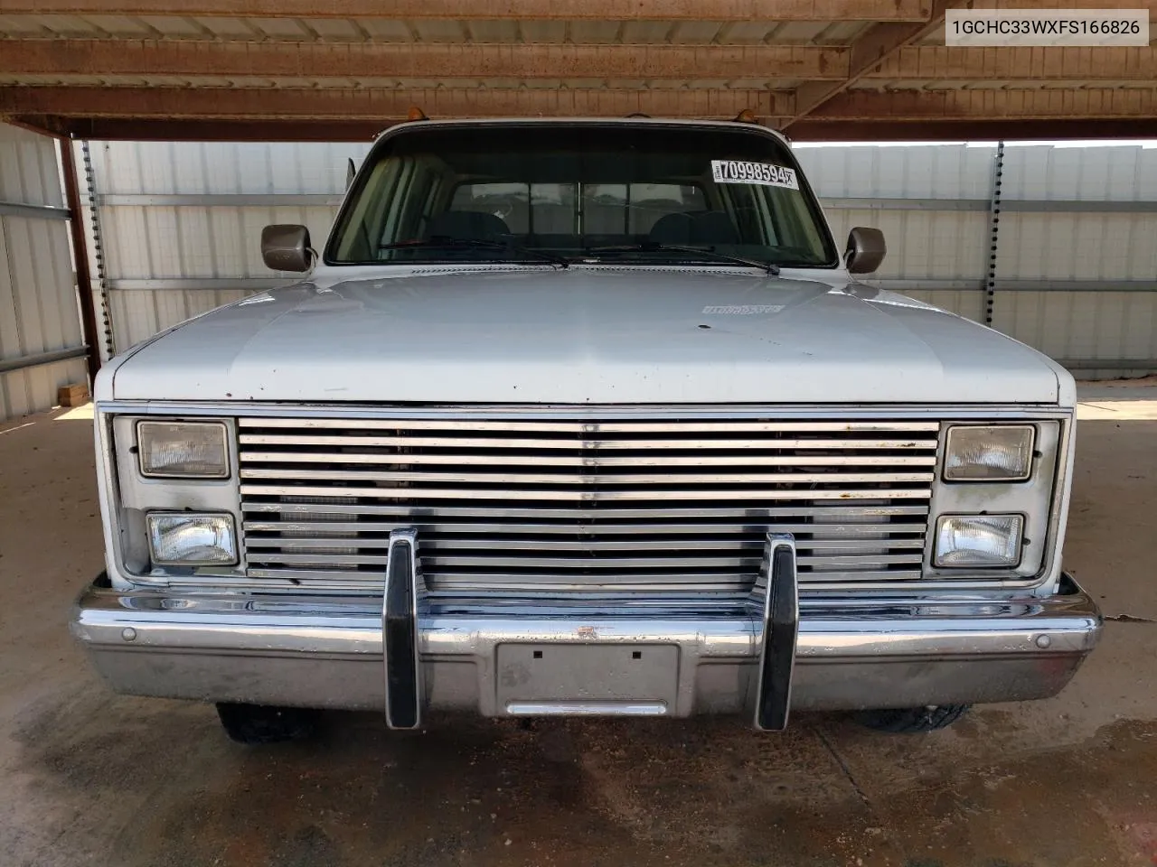 1985 Chevrolet C30 VIN: 1GCHC33WXFS166826 Lot: 70998594