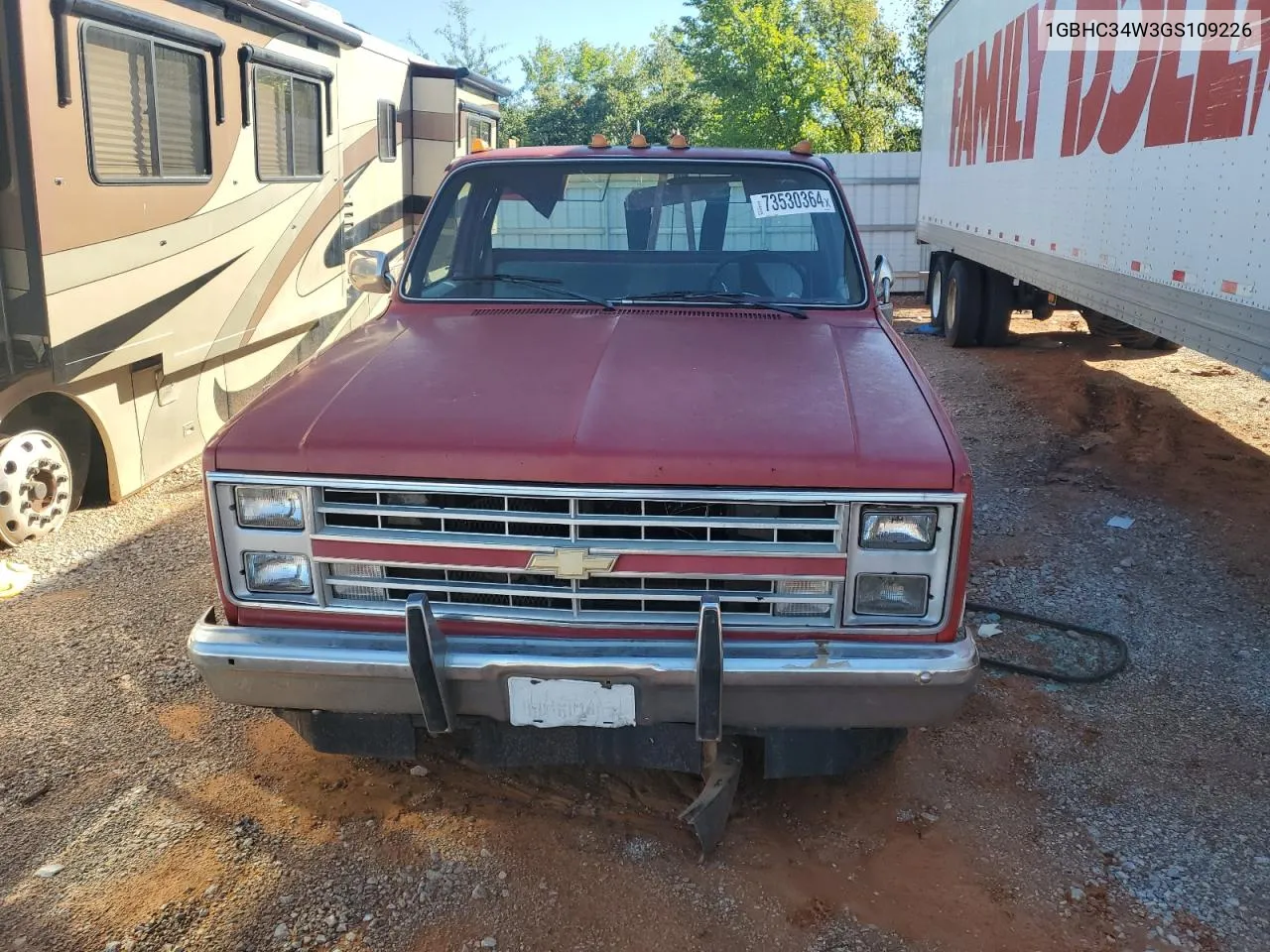 1986 Chevrolet C30 VIN: 1GBHC34W3GS109226 Lot: 73530364