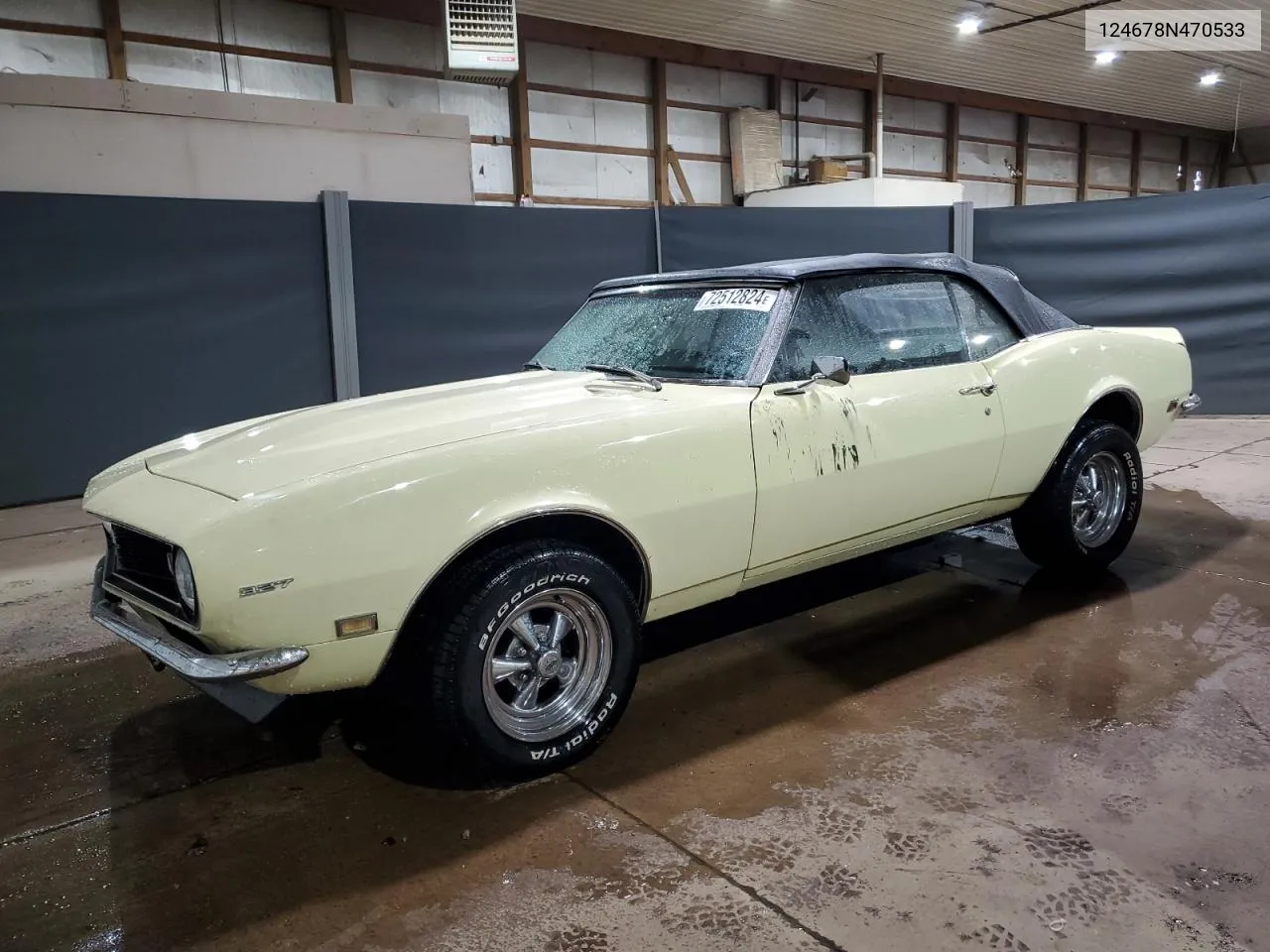 124678N470533 1968 Chevrolet Camaro