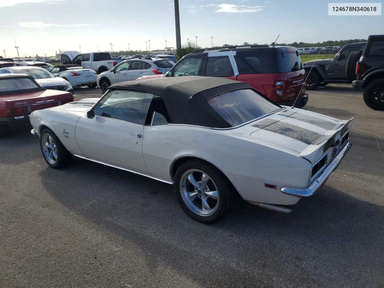 1968 Chevrolet Camaro Ss VIN: 124678N340618 Lot: 74569664