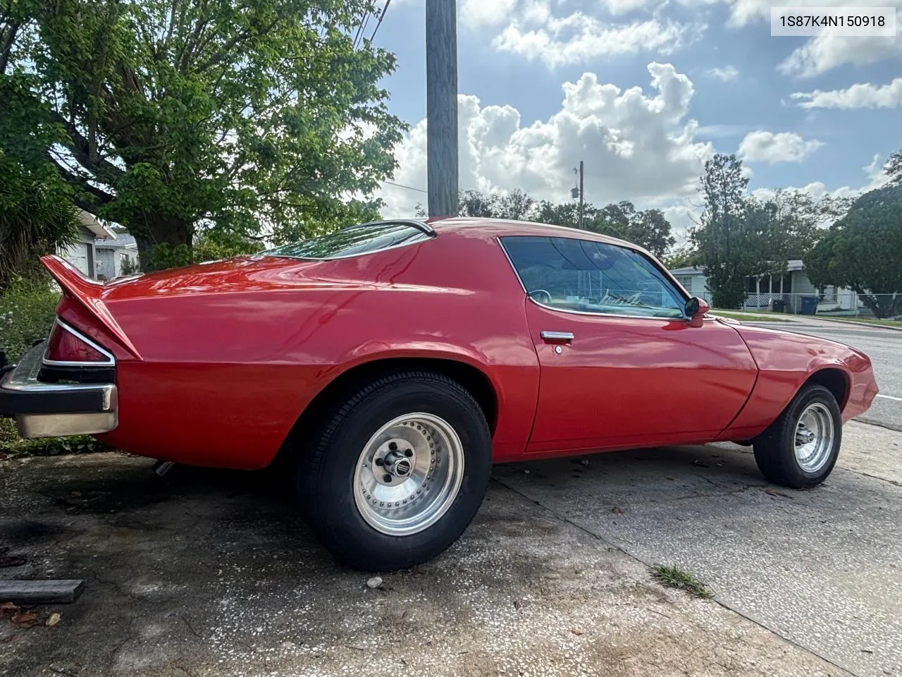 1974 Chevrolet Camaro VIN: 1S87K4N150918 Lot: 80504254