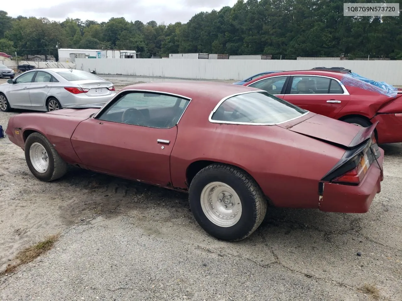 1979 Chevrolet Camaro VIN: 1Q87G9N573720 Lot: 73741334