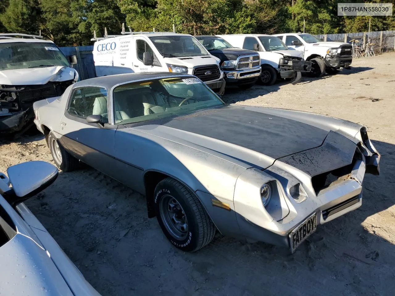 1980 Chevrolet Camaro Rs VIN: 1P87HAN558030 Lot: 74739064