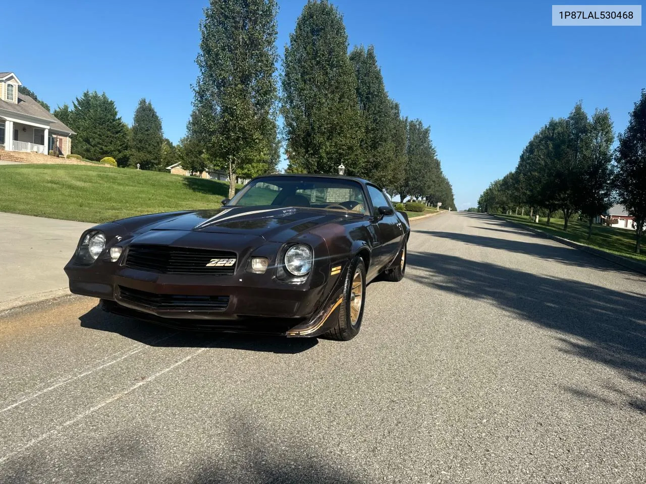 1980 Chevrolet Camaro Z28 VIN: 1P87LAL530468 Lot: 75173434