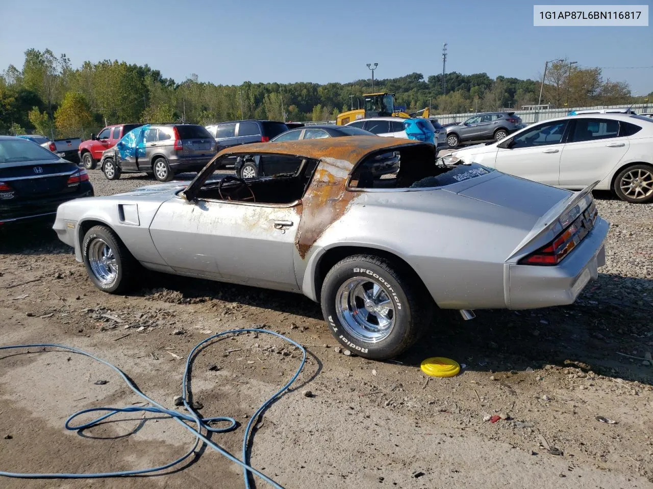 1G1AP87L6BN116817 1981 Chevrolet Camaro