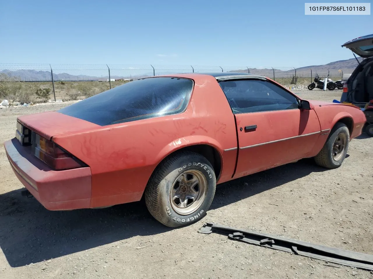 1985 Chevrolet Camaro VIN: 1G1FP87S6FL101183 Lot: 58092984