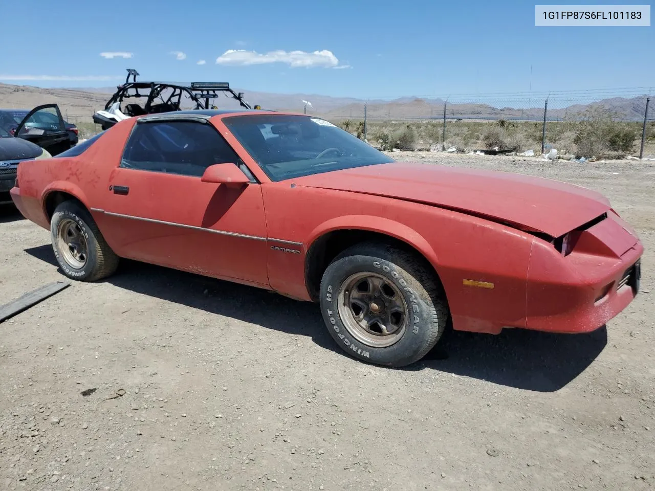 1985 Chevrolet Camaro VIN: 1G1FP87S6FL101183 Lot: 58092984