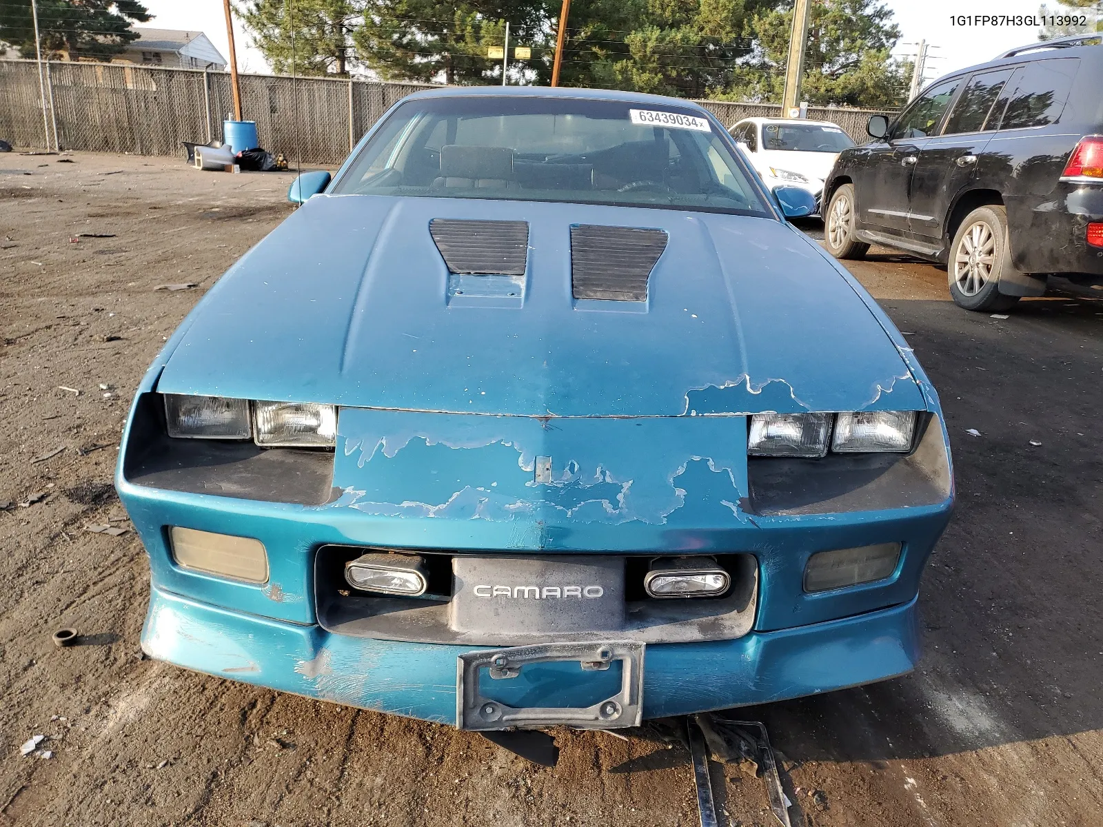 1986 Chevrolet Camaro VIN: 1G1FP87H3GL113992 Lot: 63439034