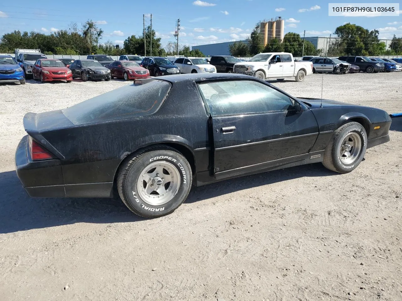 1G1FP87H9GL103645 1986 Chevrolet Camaro