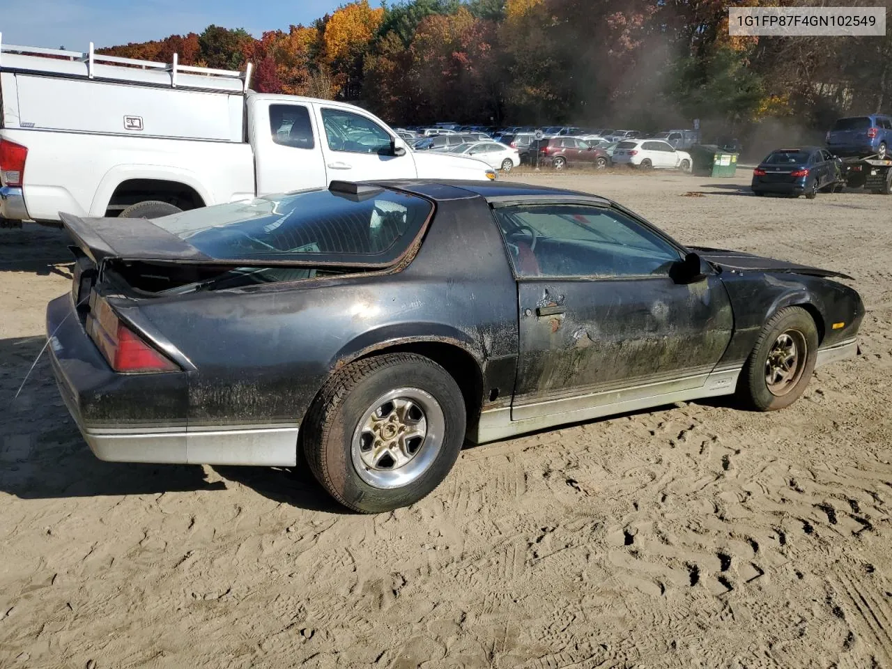 1986 Chevrolet Camaro VIN: 1G1FP87F4GN102549 Lot: 77115934