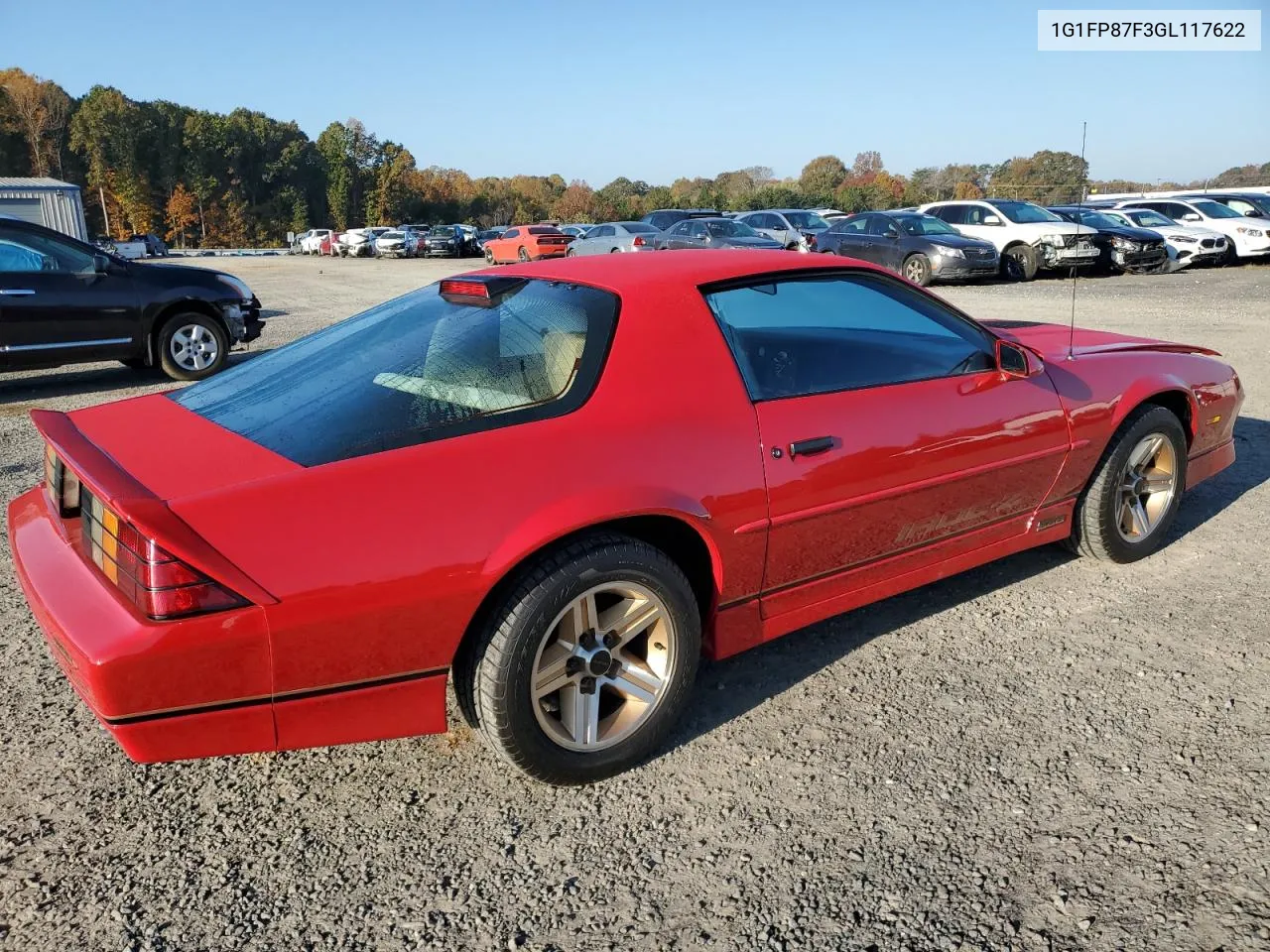 1986 Chevrolet Camaro VIN: 1G1FP87F3GL117622 Lot: 78164784