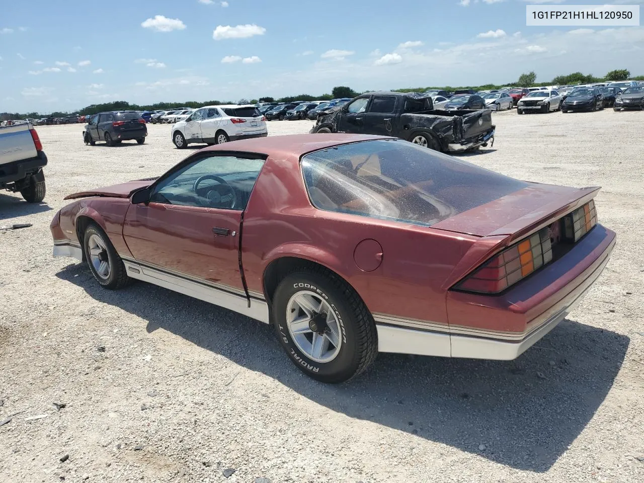 1G1FP21H1HL120950 1987 Chevrolet Camaro