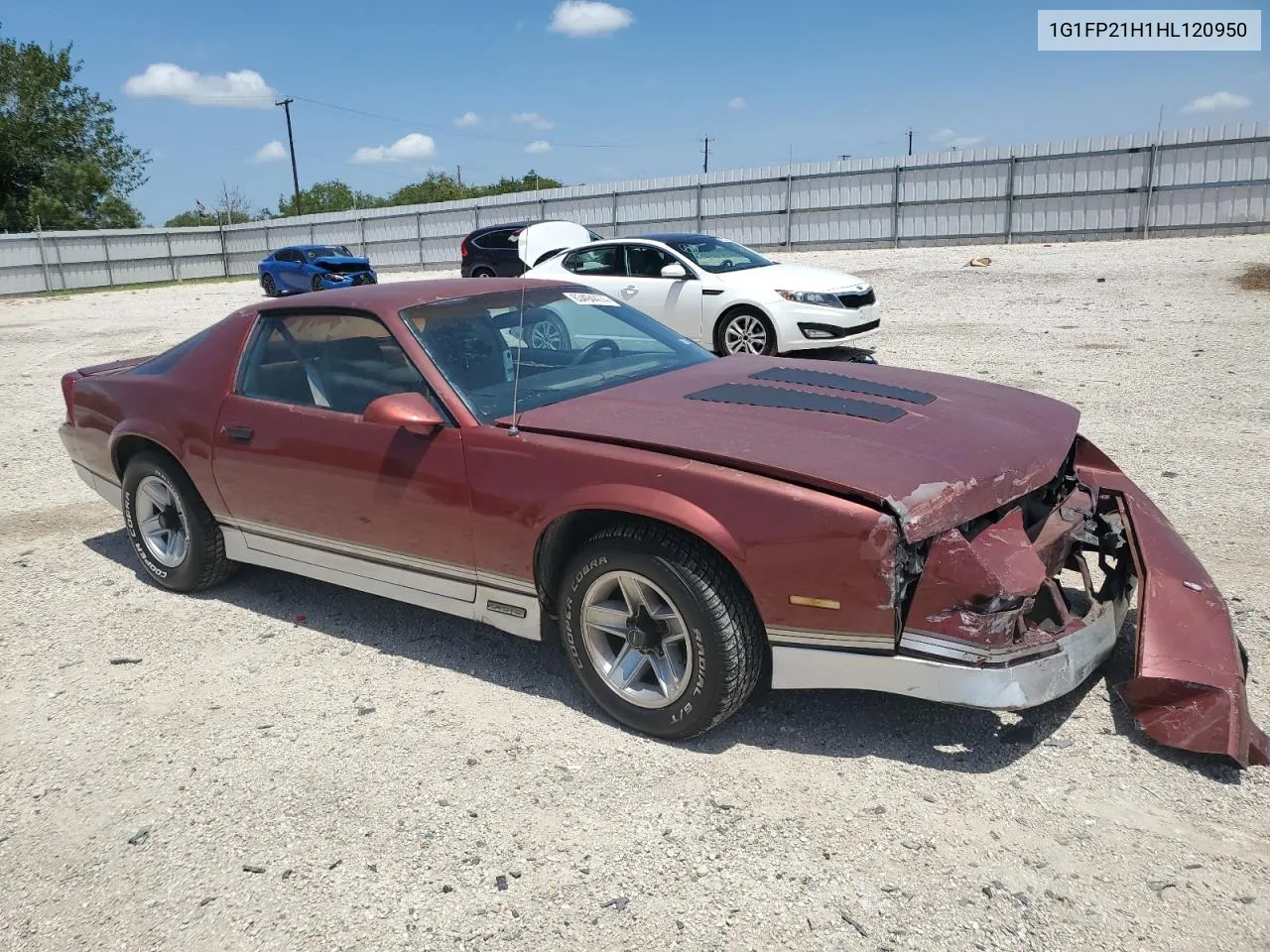 1G1FP21H1HL120950 1987 Chevrolet Camaro