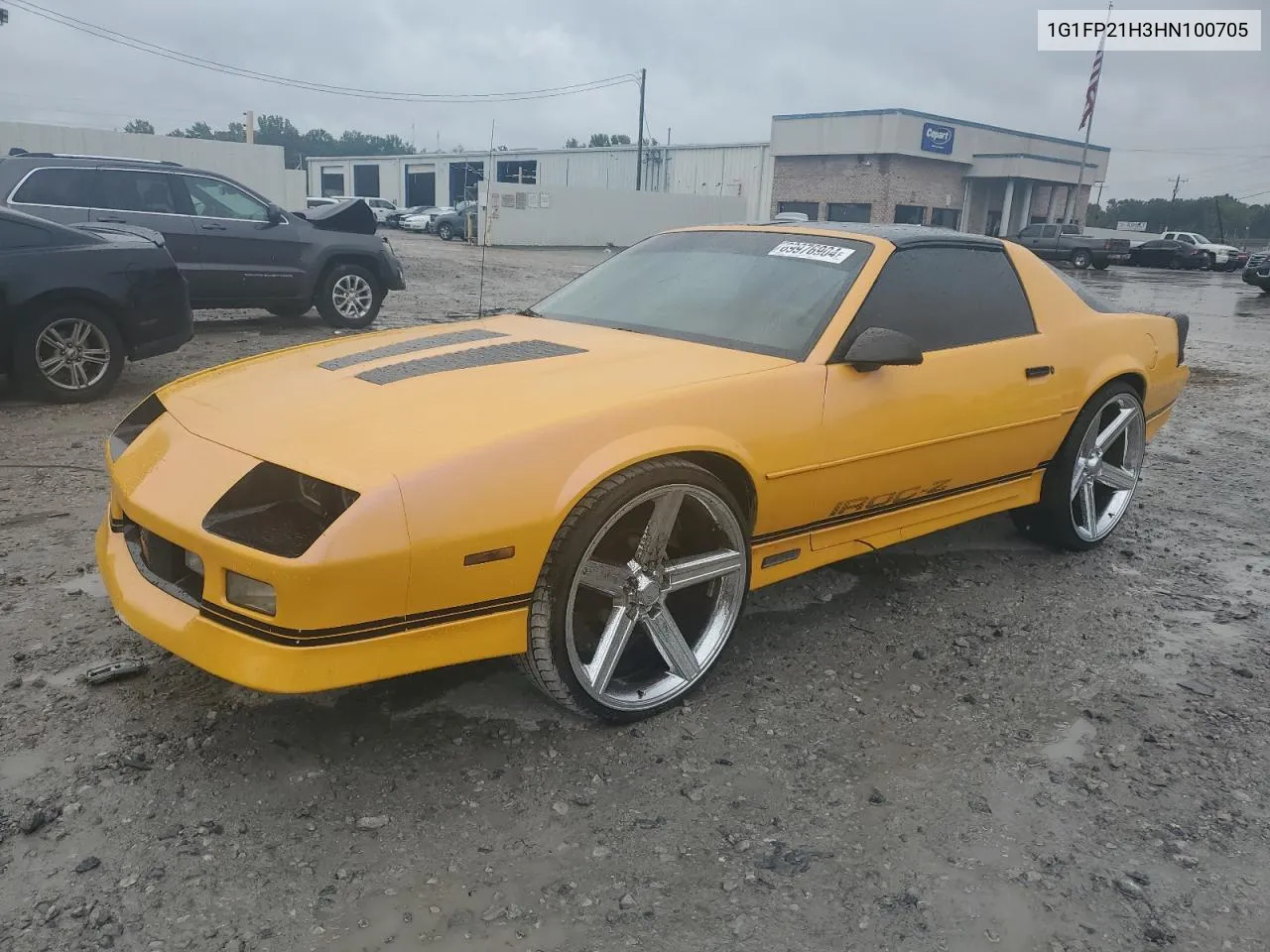 1987 Chevrolet Camaro VIN: 1G1FP21H3HN100705 Lot: 69976904