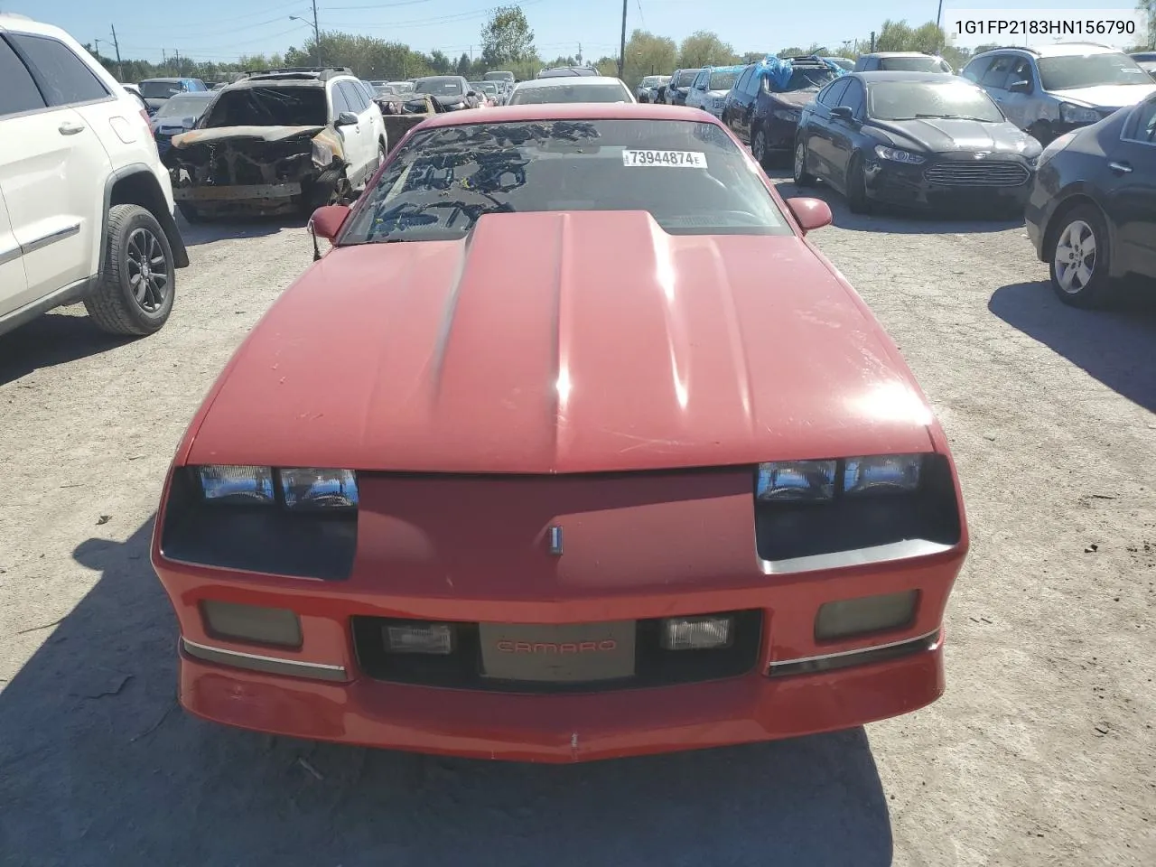 1G1FP2183HN156790 1987 Chevrolet Camaro