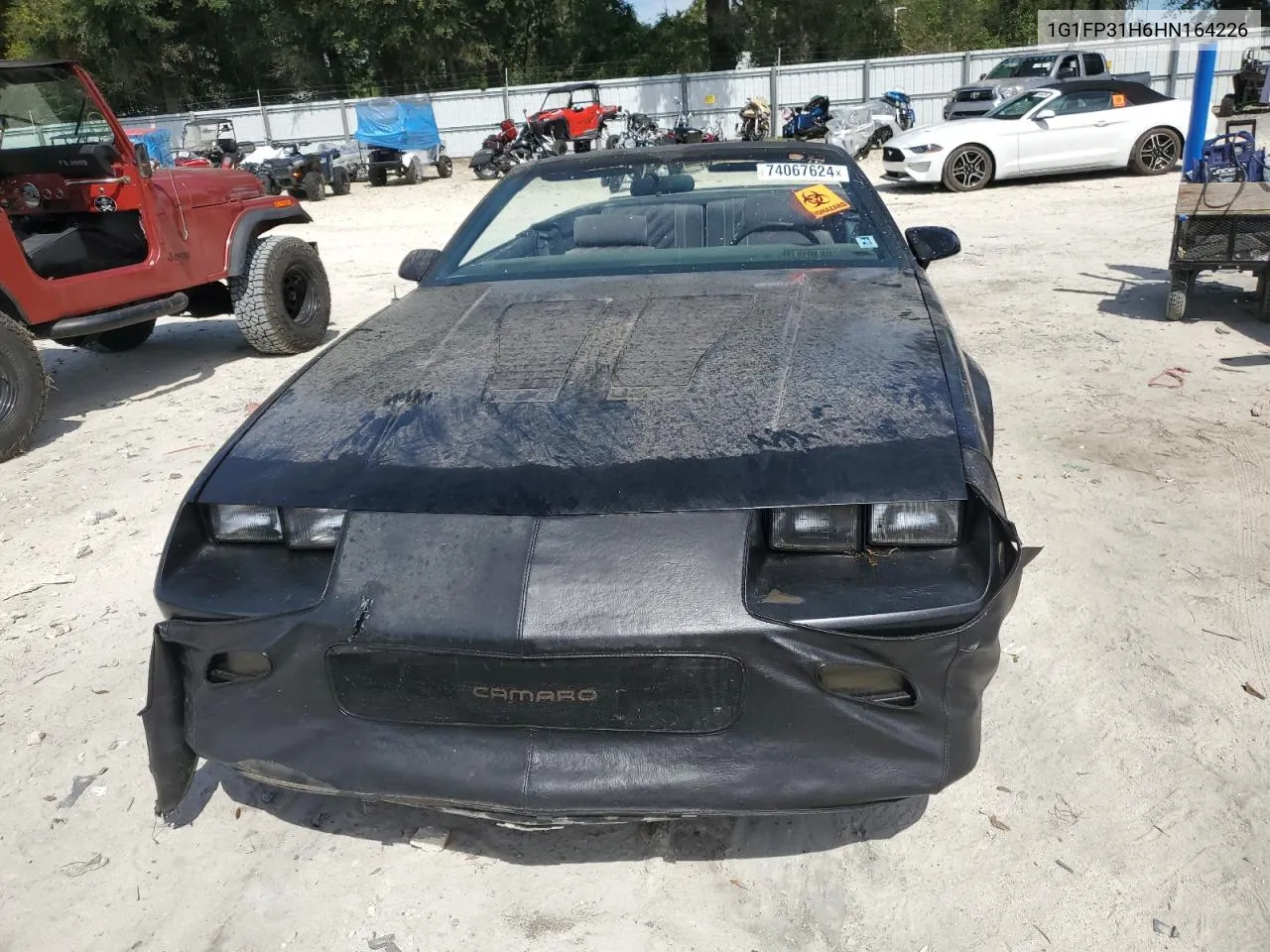 1987 Chevrolet Camaro VIN: 1G1FP31H6HN164226 Lot: 74067624