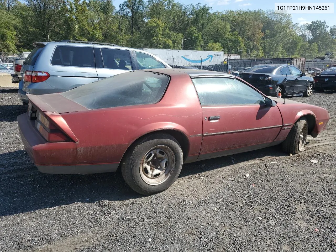 1987 Chevrolet Camaro VIN: 1G1FP21H9HN145261 Lot: 74501204